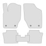 Автоковрики EVA для Mitsubishi Space Gear под заказ (1-3 дня), доставка