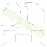 Автоковрики EVA для Toyota Hilux 2011-2015