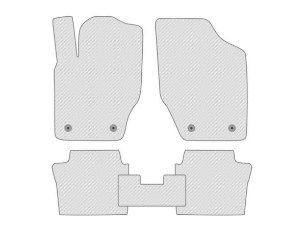 Автоковрики EVA для DS 7 Crossback под заказ (1-3 дня), доставка