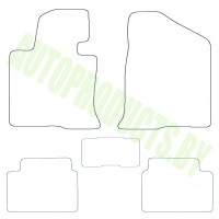 Автоковрики EVA для Hyundai Sonata YF 2010-н.в.