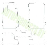 Автоковрики EVA для Mercedes-Benz W221 Shot 2005-2013