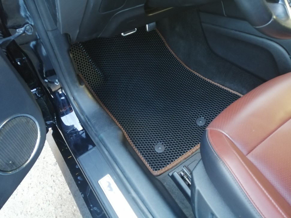 Автоковрики EVA для Ford Mustang Coupe с 2014-н.в. под заказ (1-3 дня), доставка