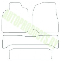 Автоковрики EVA для Toyota Land Cruiser 100 2003-2007