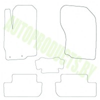 Автоковрики EVA для Mitsubishi Pajero II 5 D 1991-1999