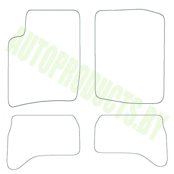 Автоковрики EVA для Suzuki Grand Vitara II 2001-2005 5D под заказ (1-3 дня), доставка